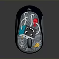 Colorful Cartoon Animal Themed Computer Mouse With Playful Patterns And Design