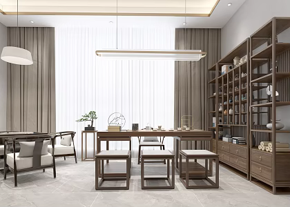 Chess and Card Room Tea Room 3d model