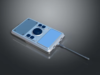 Realistic Style Science Fiction Radio Equipment Electronic Equipment Communication Equipment Technology Remote Control Digital Digital Accessories Electronic Accessories Consumables 3d model