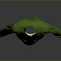 Modern Green Jacket Design With Stand Collar Zipper Closure Front Pockets And Long Sleeves