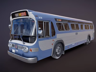 Modern Bus Bus Bus School Bus 3d model