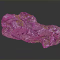 Natural Rock Formation With Green Moss And Various Colored Textures For Landscape Scenery