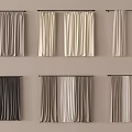 Curtains With Various Designs Neutral Tones And Different Textures For Home Decor