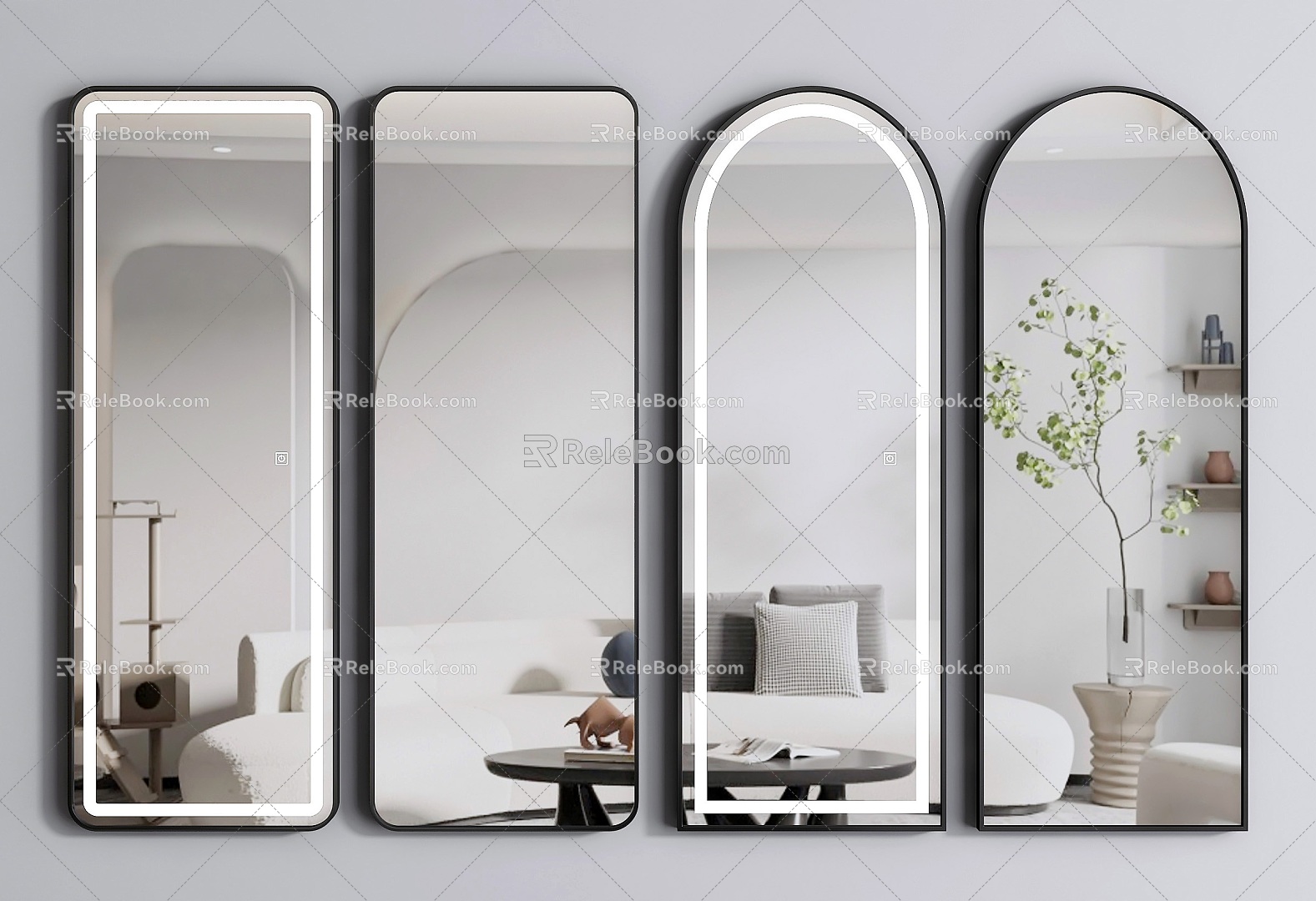 Modern Mirror 3d model