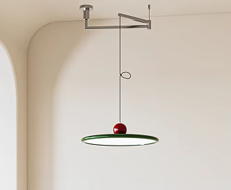 Modern Restaurant Chandelier UFO Light Disc Light Displacement Chandelier Restaurant Chandelier French Restaurant Chandelier 3d model