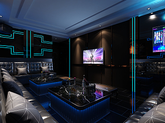 Modern KTV rooms 3d model