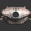 Classic Plaid Pattern Dress With Long Sleeves And White Collar Design