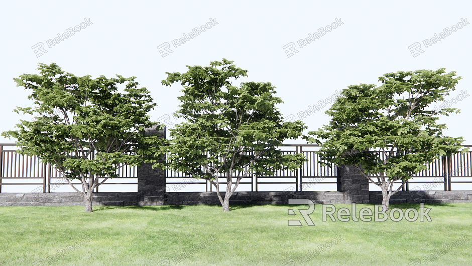 Modern Tree Landscape Tree model