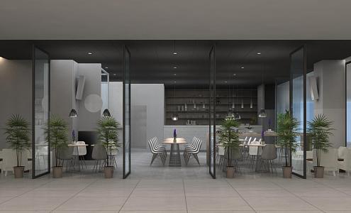 Modern Restaurant 3d model