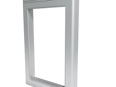 Modern Silver Metal Frame Structure With Sleek Design For Interior Use 3d model