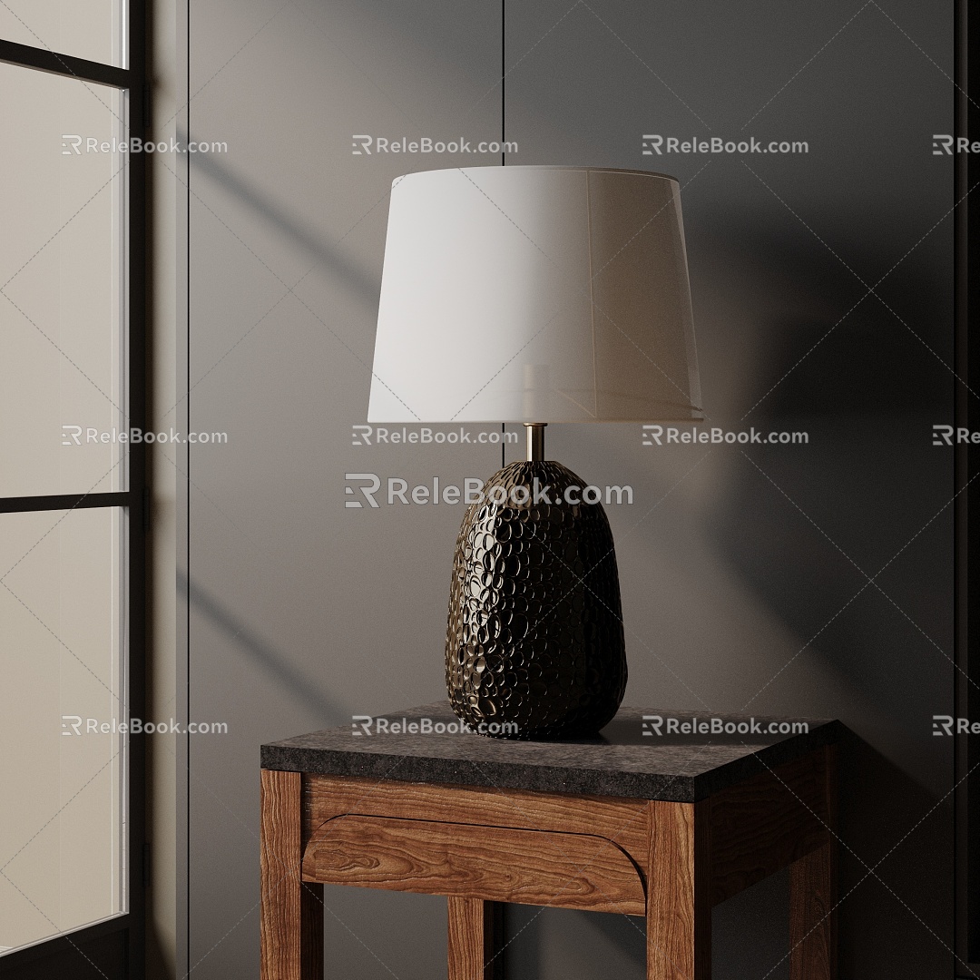 Modern table lamp 3d model