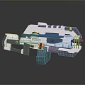 Innovative Futuristic Sci-Fi Weapon Design Featuring Advanced Structure And Intricate Details 3d model