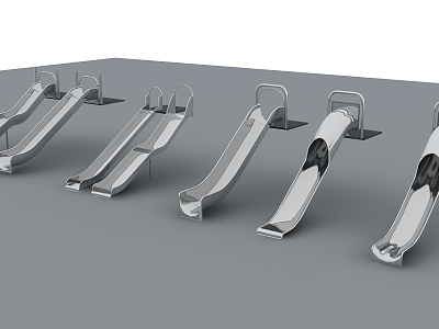 Modern slide stainless steel slide model