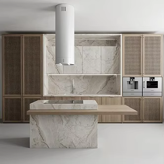 Open Kitchen 3d model