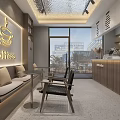 Modern Café Interior Design With Open Counter Wooden Walls And Comfortable Seating