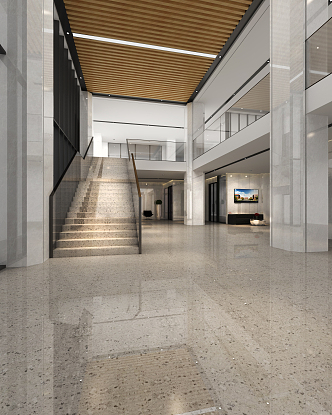 Executive Hall Modern Hall 3d model