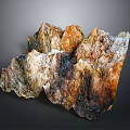 Multicolored Layered Rock Terrain Featuring Brown Gray And Orange Natural Textures