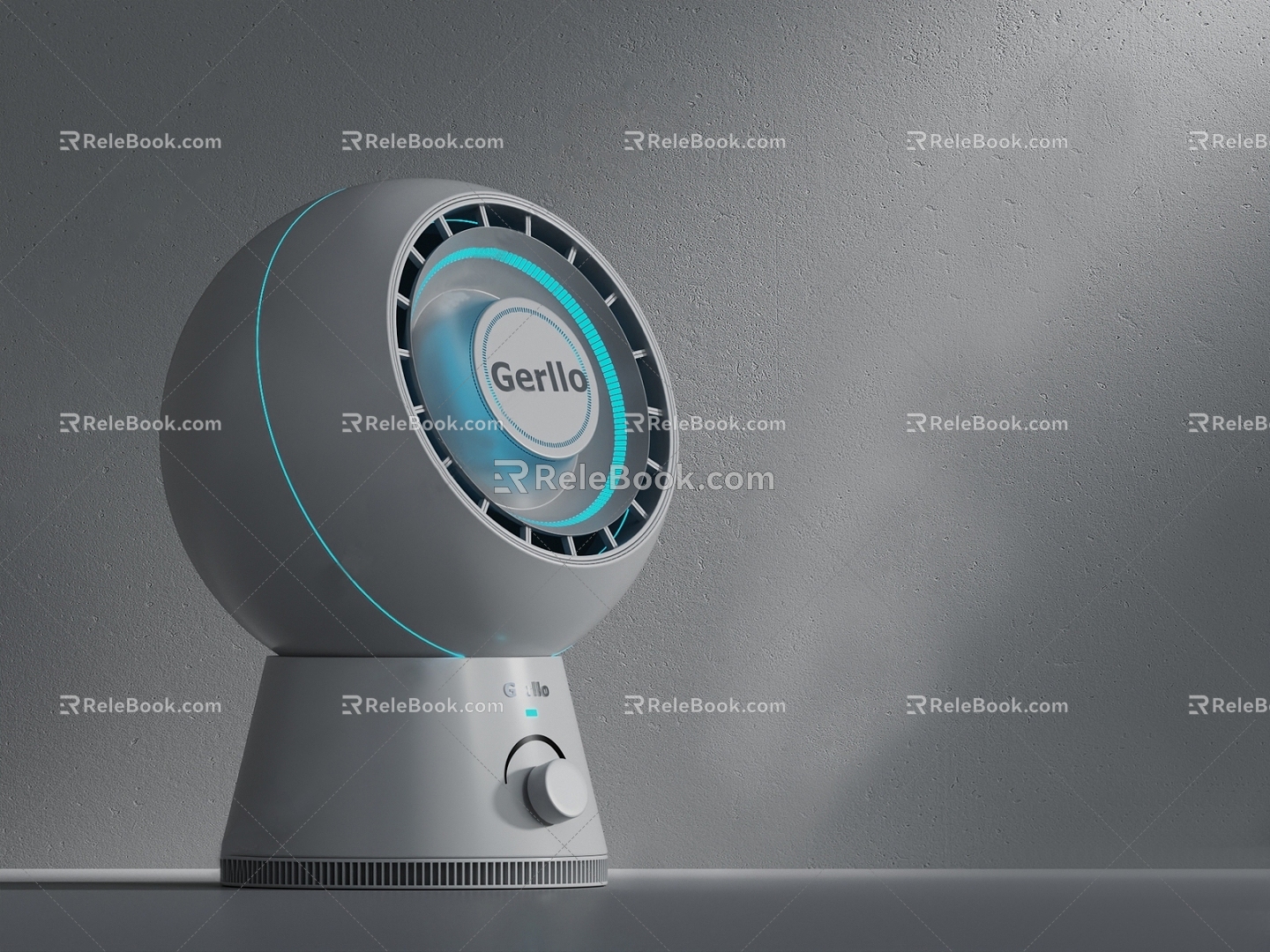 Desktop fan 3d model