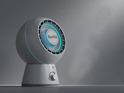 Desktop fan 3d model