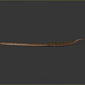 Orange Patterned Snake Slithering on Gray Background with Scaly Skin