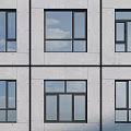Modern Exterior Casement Windows Design With Aluminum Frames And Clear Glass