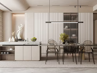 Modern Restaurant Nakajima Restaurant 3d model