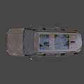 Brown SUV Car with Modern Front Design LED Headlights Roof Rails and Alloy Wheels