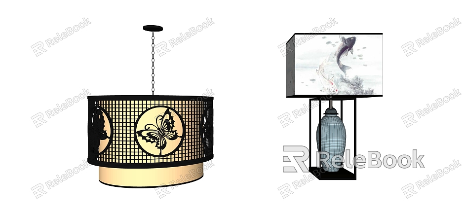 New Chinese lamp combination model