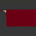 Red Long Zipper Wallet Stylish Daily Essentials With Smooth Surface And Durable Zipper