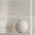 Elegant Natural Marble Wall Components With Textured Surface And Smooth Sphere