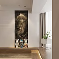 Modern Living Room Interior With Sofa Coffee Table Rug And Ambient Lighting