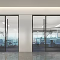 Modern Conference Room Interior Design With Glass Doors Conference Table And Office Chairs