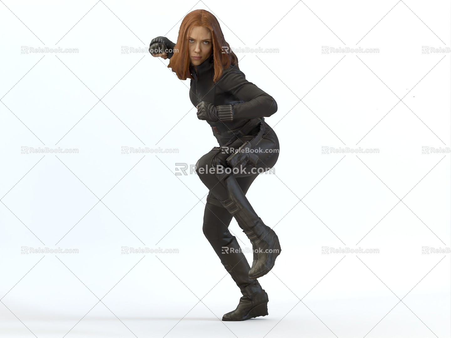 Characters The Avengers Black Widow Widow Woman Female Movie Characters Marvel Superheroes 3d model