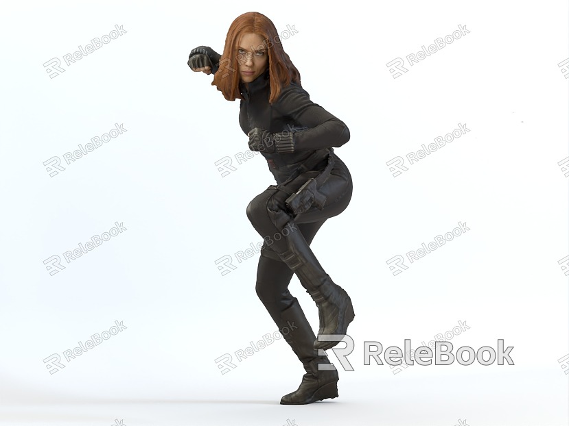 Characters The Avengers Black Widow Widow Woman Female Movie Characters Marvel Superheroes model