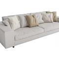 Modern Poliform double sofa 3d model