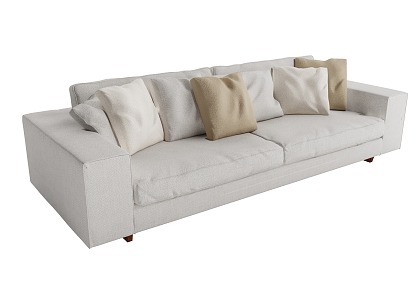 Modern Poliform double sofa 3d model