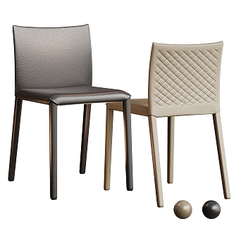 pertica dining chair combination 3d model