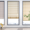 Modern Blinds Blinds Combination 3d model