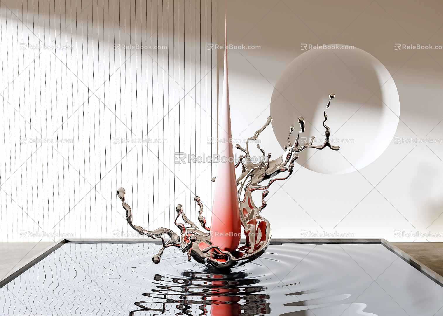 Modern Sculpture 3d model