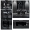 GAGGENAU Built in Kitchen Appliances With Coffee Maker And Oven Design
