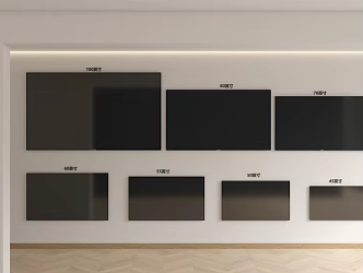 LCD TV Wall-mounted TV Large-screen TV Samsung TV Laser TV Living Room TV 3d model