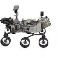 Mars probe 3d model