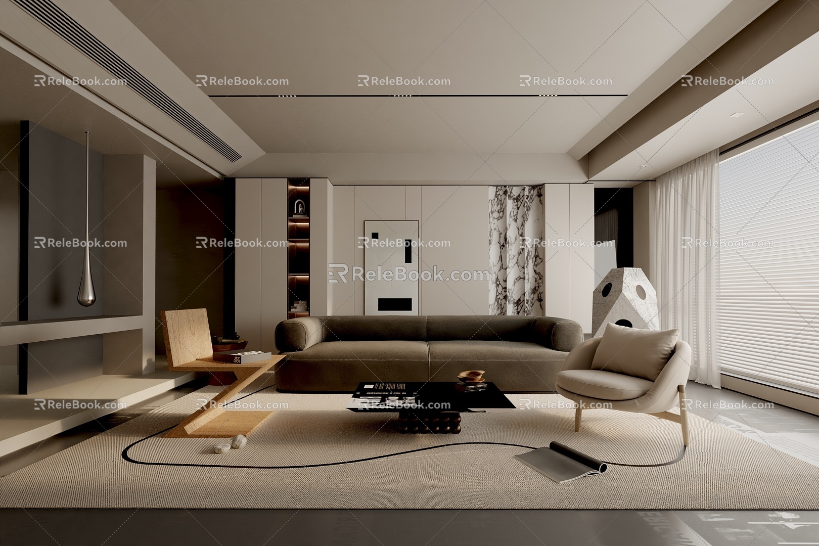 Living room 3d model