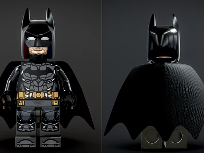 Toys Lego Handmade Blocks Figurine Batman 3d model