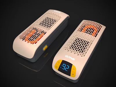 Efficient Portable Household Electric Heaters with Digital Display and Temperature Control Function 3d model