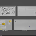 Whiteboard With Hand Drawn Charts Graphics And Sticky Notes In Different States