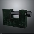 Green Heavy Duty Metal Bench Vice Clamping Tool With Screw Mechanism For Workshop Use