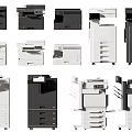 Modern Printers 3d model