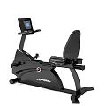 Life Fitness Black Rowing Machine with Digital Display for Home Cardio Workouts