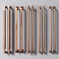 Light Luxury Door Handle Door Handle Door Handle 3d model
